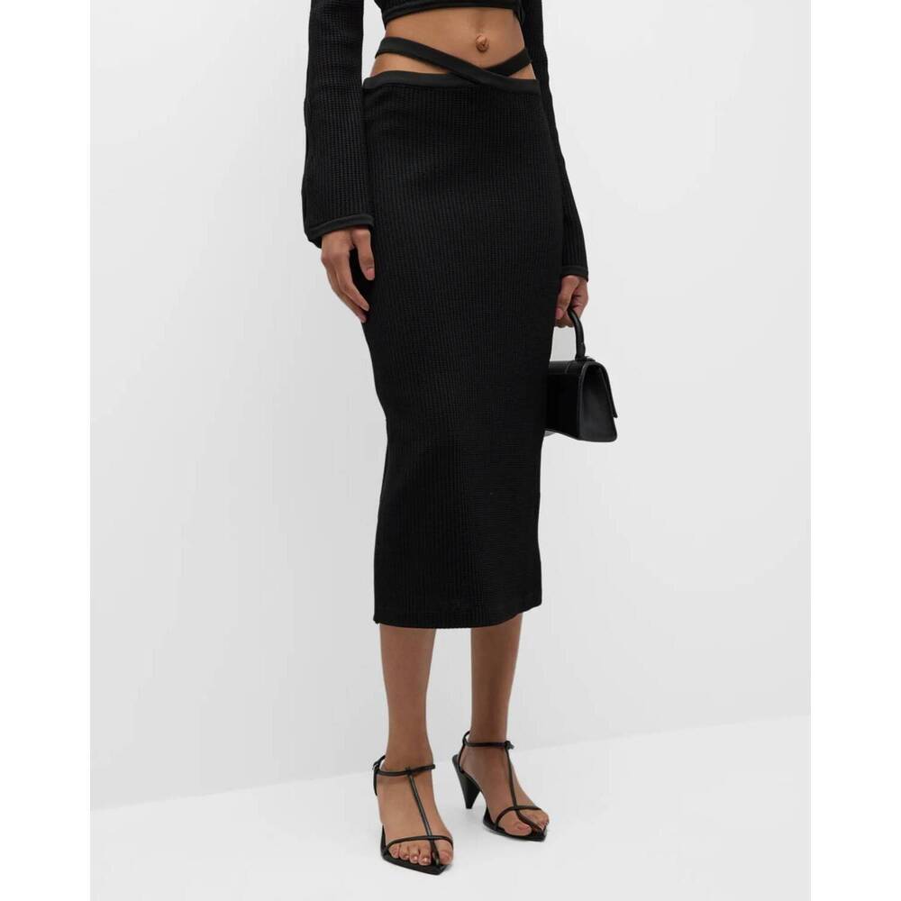 NEW PAOLA BERNARDI viviane skirt in black